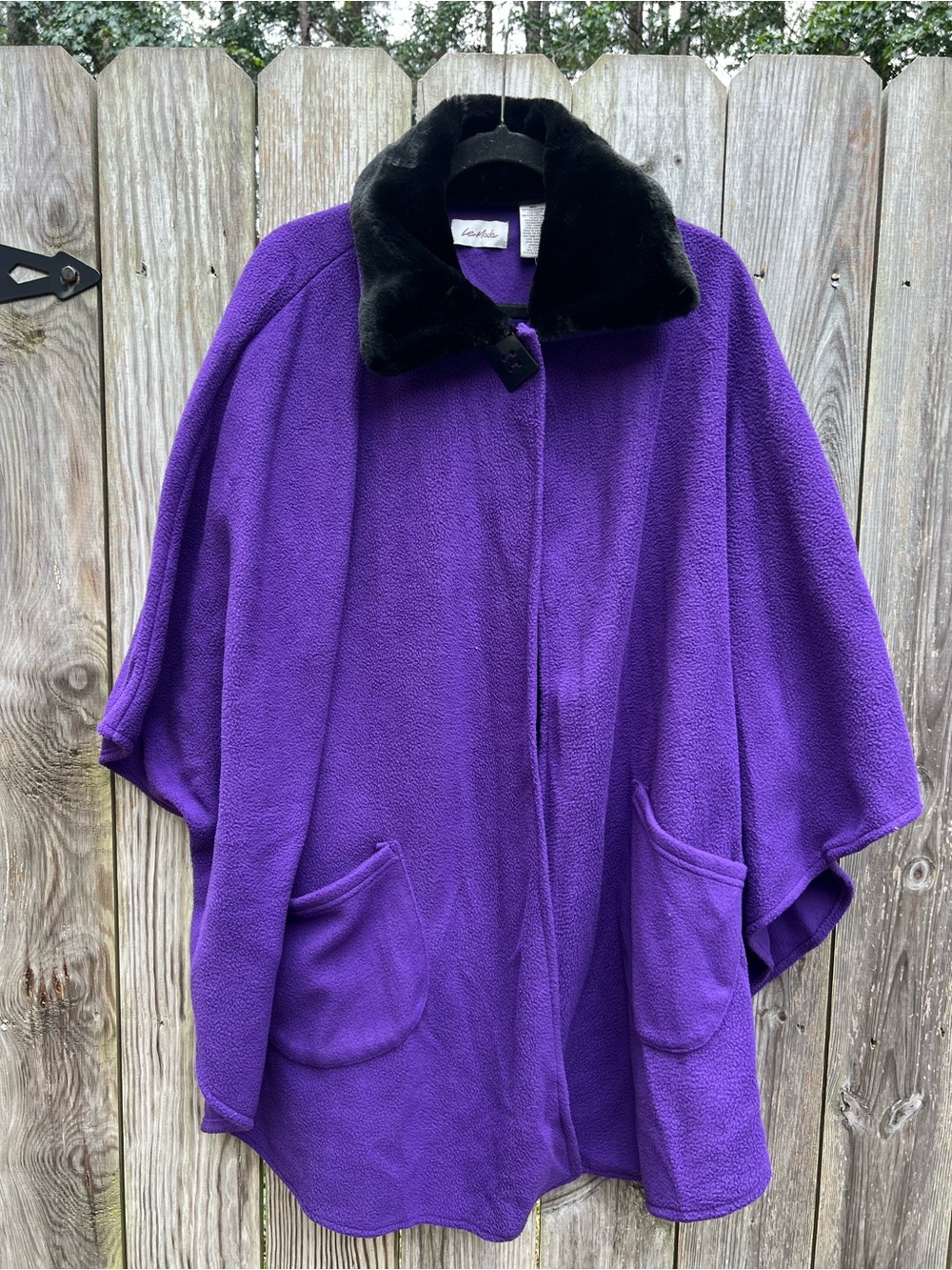 Le Moda Classy Purple Faux Fur Wrap One Size NWT NEW